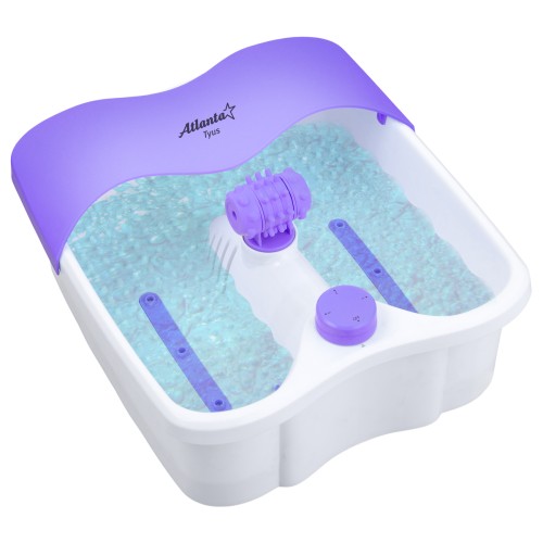 Гидромассажная ванночка для ног, 3.5 л, Atlanta ATH-6413 violet •   объём - 3.5 л;
•   керамический нагреватель; 
•   номинальная мощность - 75 Вт.
