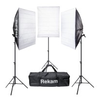 Rekam CL4-900-SB KIT Комплект флуоресцентных осветителей с софтбоксами