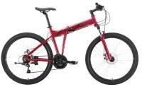 Велосипед Stark'21 Cobra 26.2 D 18, красный/серый