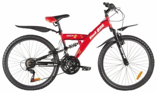 Горный подростковый велосипед Black One Rock Disc red •   диаметр колёс - 24 дюйма;
•   материал рамы - сталь;
•   количество скоростей - 18;
•   для девочек и мальчиков;
•   амортизация - двухподвесная;
•   задний тормоз - дисковый механический;
•   задний переключатель - Shimano Tourney RD-TY21-A.
