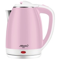 Чайник электрический двустенный, 1.8 л, Atlanta ATH-2437 pink