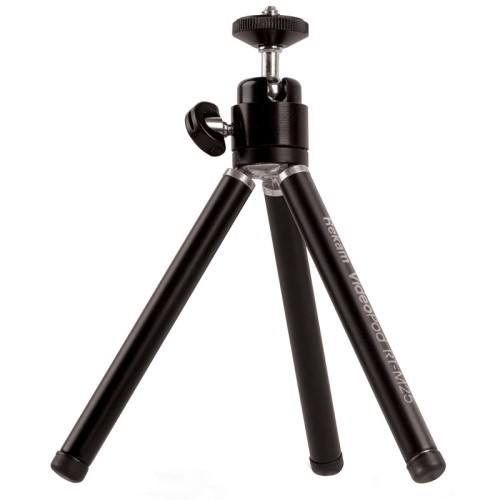 Фотоштатив компактный Rekam RT-M25 BL, чёрный •	мини-штатив;
•	максимальная высота: 215 мм; 
•	минимальная высота: 140 мм; 
•	максимальная нагрузка: 800 г; 
•	вес: 115 г; 
•	цвет: черный. 
