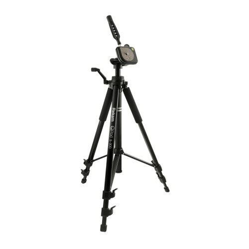 Фото-видео штатив Rekam QPod S-300 •	3-секционный штатив;
•	панорамная 3-D «голова»; 
•	максимальная высота: 1350 мм; 
•	минимальная высота: 550 мм; 
•	максимальная нагрузка: 2500 г; 
•	микролифт;
•	сумка в комплекте. 


