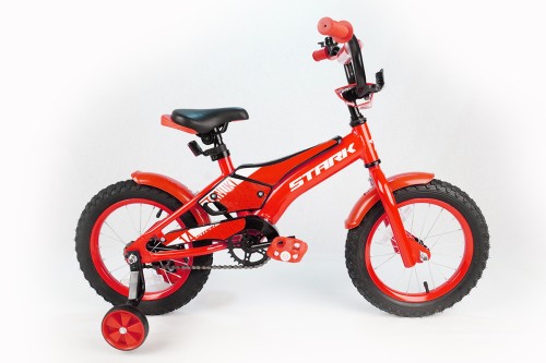 Детский велосипед Stark&#039;20 Tanuki 14 Boy красный/белый •   колеса 14";
•   материал рамы - алюминиевый сплав;
•   количество скоростей - 1;
•   для мальчиков;
•   амортизация - Rigid (жесткий);
•   передний тормоз отсутствует, задний тормоз - ножной.
