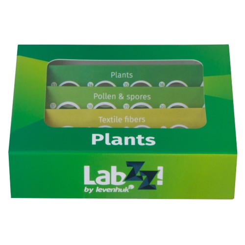Набор микропрепаратов Levenhuk LabZZ P12, растения LEVENHUK • 12 образцов для изучения под микроскопом. 

