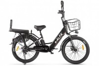Электровелосипед Green City e-Alfa Fat 2160, чёрный